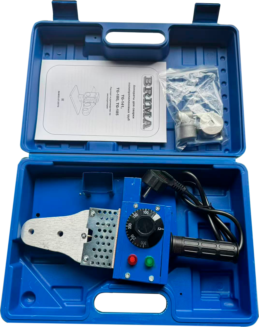 фотография Аппарат для сварки полипропиленовых труб BRIMA TG-180 BRIMA